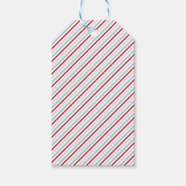 Etiqueta Para Presente Doce Listra de Bala Vermelho Rosa Azul Feriado/Ani