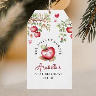 Etiqueta Para Presente Doce Maçã Dos Nossos Olhos Aniversário