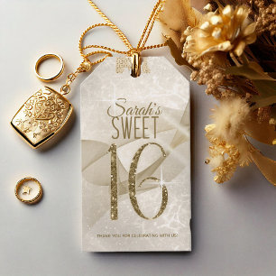 Etiqueta Para Presente Doce Sparkling dezesseis ID652 Dourado dos
