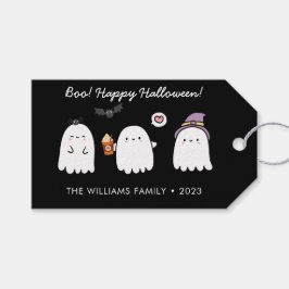 Etiqueta Para Presente Doces Fantasmas de Halloween Presentes Personaliza