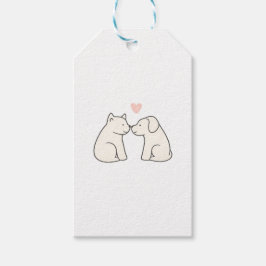 Etiqueta Para Presente Dog Love Sticker