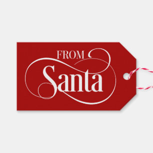 Etiqueta Para Presente Dos Tag do presente de época natalícia do Natal