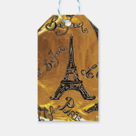 Etiqueta Para Presente Dourado