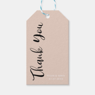Etiqueta Para Presente Dourado Brilho Bege Rosa Agradecimento Festa Casam