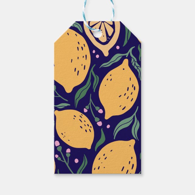 Etiqueta Para Presente Dreamy Lemons (Frente)