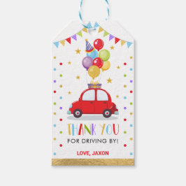 Etiqueta Para Presente Drive By Chá de fraldas Birthday Quarantine Obriga