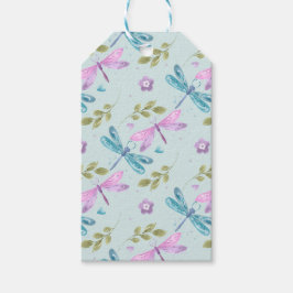 ETIQUETA PARA PRESENTE DROGONIFES DE COR DE ÁGUA DE PINCO AZUL