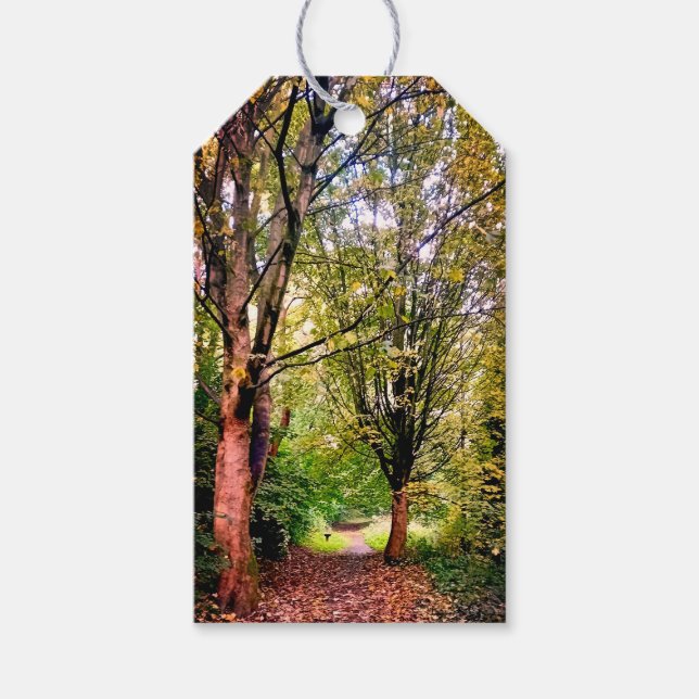 Etiqueta Para Presente Duas árvores (Frente)