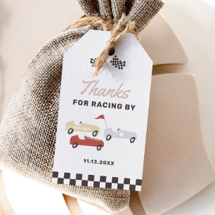 Etiqueta Para Presente Duas Festas de segundo aniversário Rápido de Car
