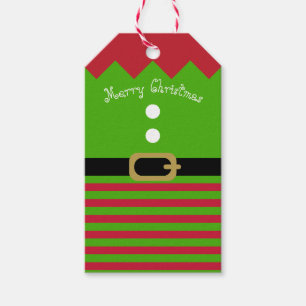 Etiqueta Para Presente Duende do Natal
