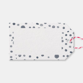 Etiqueta Para Presente Dusk Confetti Watercolor Dots Gift Tag
