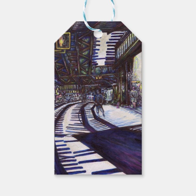 Etiqueta Para Presente Dusting the Piano (Frente)