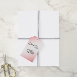 Etiqueta Para Presente Dusty Rosa Wedding Obrigado