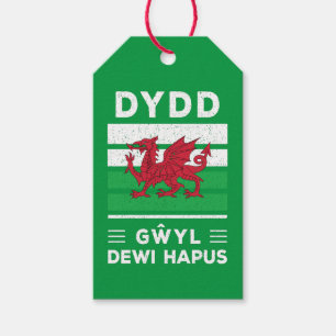 Etiqueta Para Presente Dydd Gil Dewi Hapus Feliz Rua Dia 2