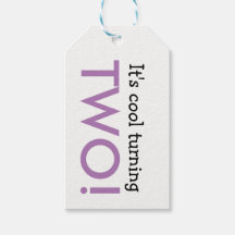 É Legal Fazendo Dois Tag de Presente de Aniversári