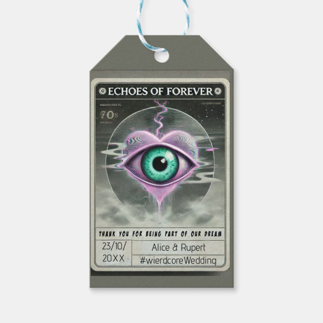 Etiqueta Para Presente 👁️ "Ecos do Forever" Desafio 👁️ (Frente)