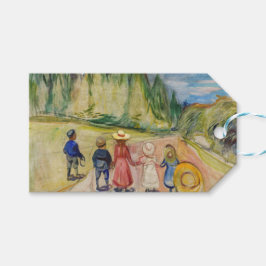 Etiqueta Para Presente Edvard Munch - A Floresta de Fairytale