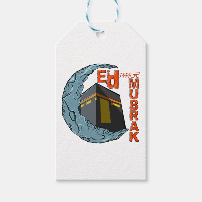 Etiqueta Para Presente Eid mubarak (Frente)