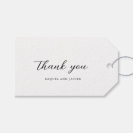 Etiqueta Para Presente Elegant Classic Wedding