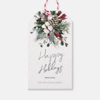 Etiqueta Para Presente Elegant Winter Holiday Gift Tags
