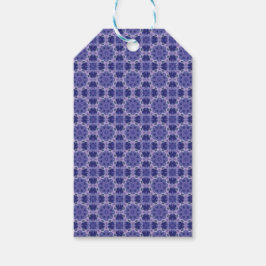 Etiqueta Para Presente Elegante Azul-Roxo