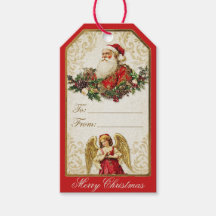 Elegante Colagem de Natal Vitoriana em Marfim e Ve