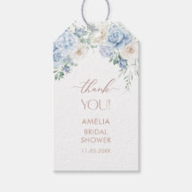 Elegante Etiqueta de Presente de Aquarela de Amor 