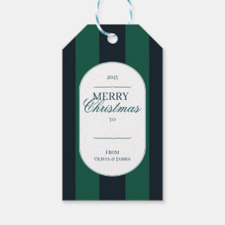 Etiqueta Para Presente Elegante etiqueta de presente de Natal com xadrez