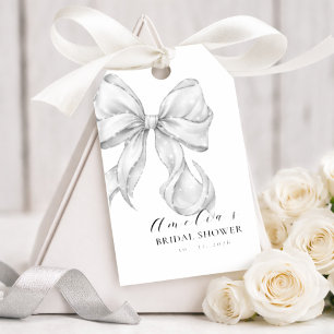Etiqueta Para Presente Elegante, laço de casamento de chuveiro nupcial br