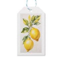 Elegante Lemon Watercolor Design