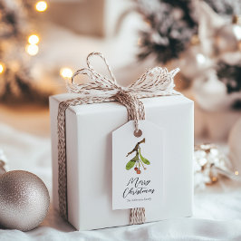 Etiqueta Para Presente Elegante Natal de Visco