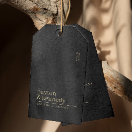 Etiqueta Para Presente Elegante Personalizado Com Nome Casamento Obrigado