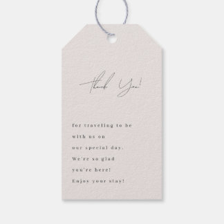 Etiqueta Para Presente Elegante Simples Com Flores De Arte De Linha E Bor