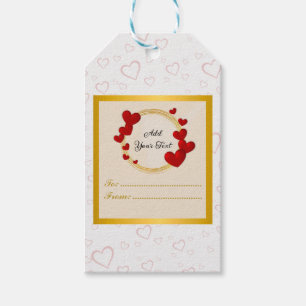 Etiqueta Para Presente Elegantes Dia dos Namorados, Amor, Aniversário Cor
