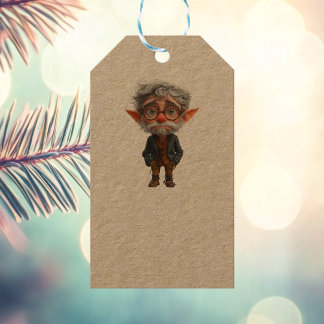 Etiqueta Para Presente Elf Kraft de Natal Mais Velho Tags de Presente