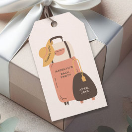 Etiqueta Para Presente Embale A Sua Bachelorette De Destino De Bagagem De