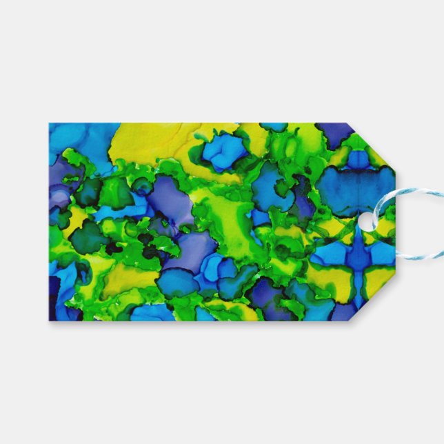 Etiqueta Para Presente Emerald Bliss (Frente (horizontal))