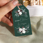 Etiqueta Para Presente Emerald Greenery Vintage Feliz Natal<br><div class="desc">Bem-vindos à nossa encantadora design de Maravilhas de Natal Feliz, Emerald Greenery Vintage, onde o charme de vintage encontra a elegância moderna. Este design apresenta uma intricada aquarela verde e caligrafia sutilmente elegante com simples tipografia, capturando a essência do conforto tradicional e do núcleo de chalé rústico. Com um toque...</div>