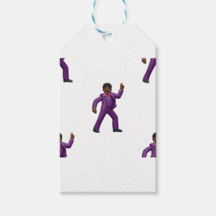 Etiqueta Para Presente Emoji Dancing Man