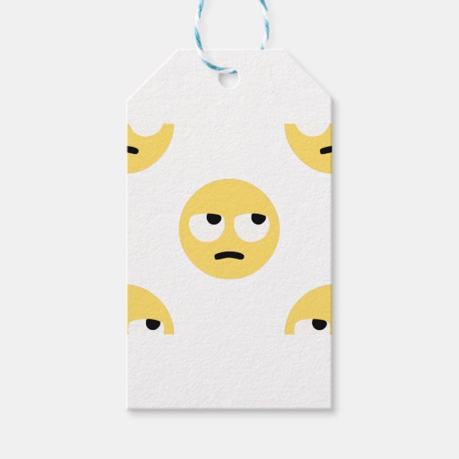 Etiqueta Para Presente emoji eye roll (Frente)