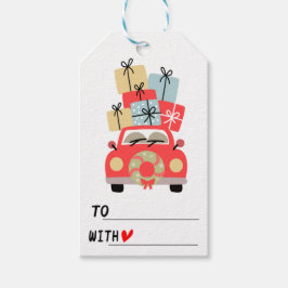 Etiqueta Para Presente Empilhado com presentes