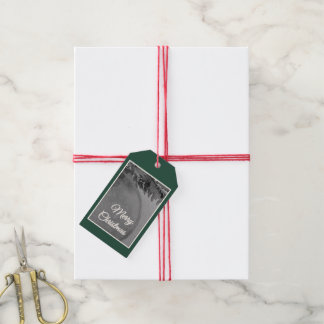 Etiqueta Para Presente Enfeite de Aquarela Evergreen Presente de Natal Et