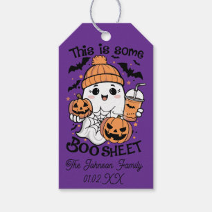 Etiqueta Para Presente Engraçado Fantasma Fantasma Engraçado