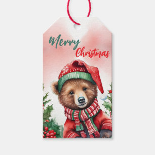 Etiqueta Para Presente Engraçado Freguiçoso Fúria de Natal Fora de papais