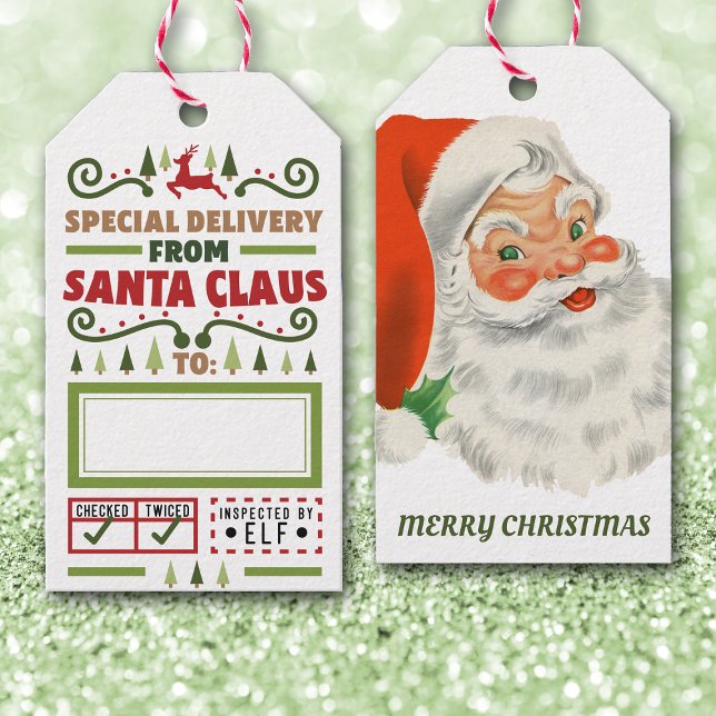 Etiqueta Para Presente Entrega especial do Papai Noel (Criador carregado)