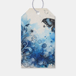 Etiqueta Para Presente Ephemera Azul