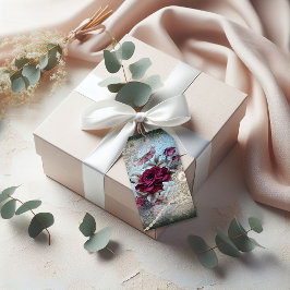 Etiqueta Para Presente Ephemera Rosa vitoriana