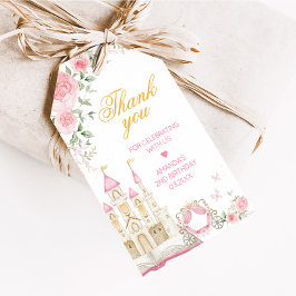 Etiqueta Para Presente Era uma vez a Princesa Aniversário.