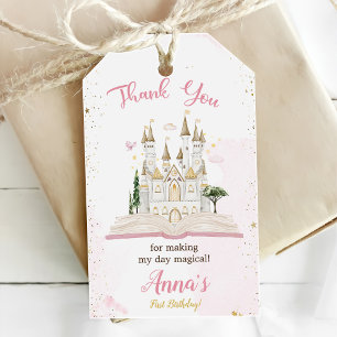 Etiqueta Para Presente Era Uma Vez Princesa Festa de 1º Aniversário