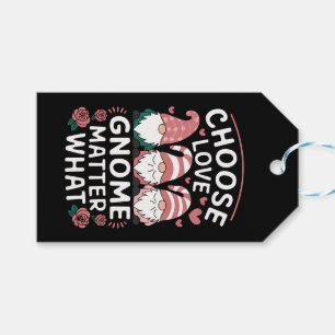 Etiqueta Para Presente Escolher Gnomo de Amor Importar Que Dia de os namo